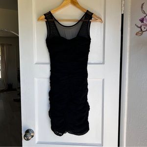 Club Monaco ruched mini dress